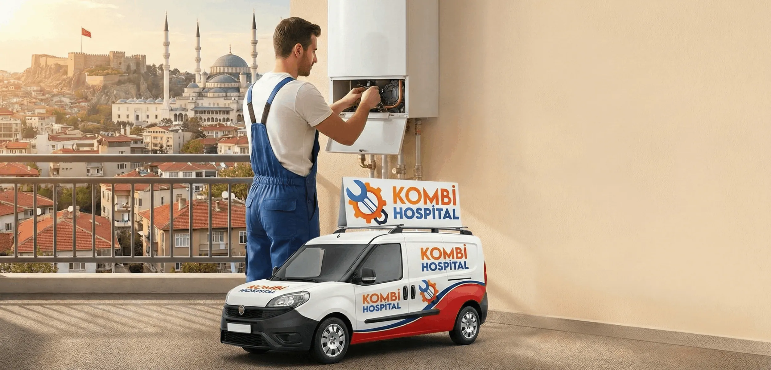 Ankara kombi servisi tarafından yapılan kombi tamir işlemi